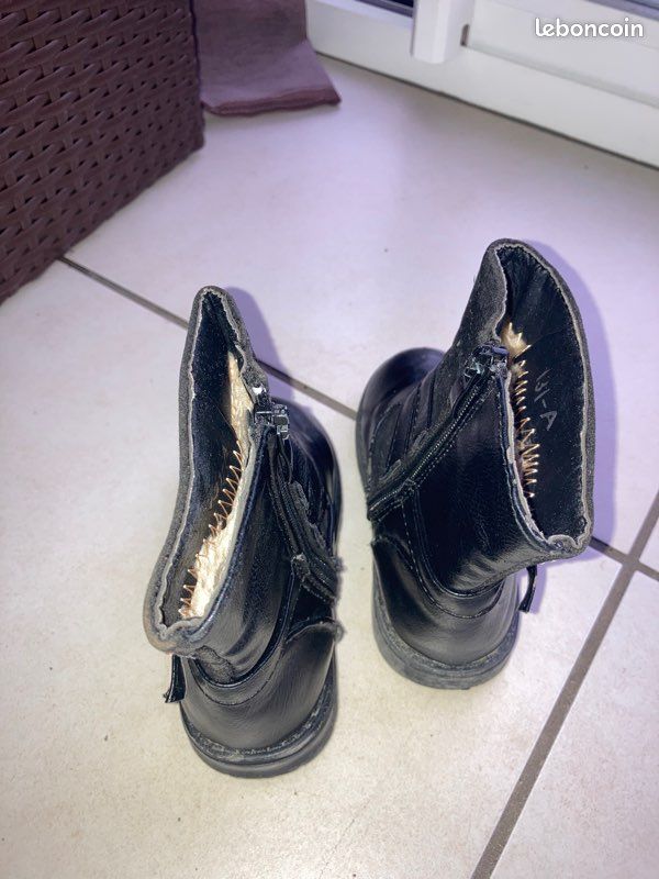 Bottines noir bébé (image 4)