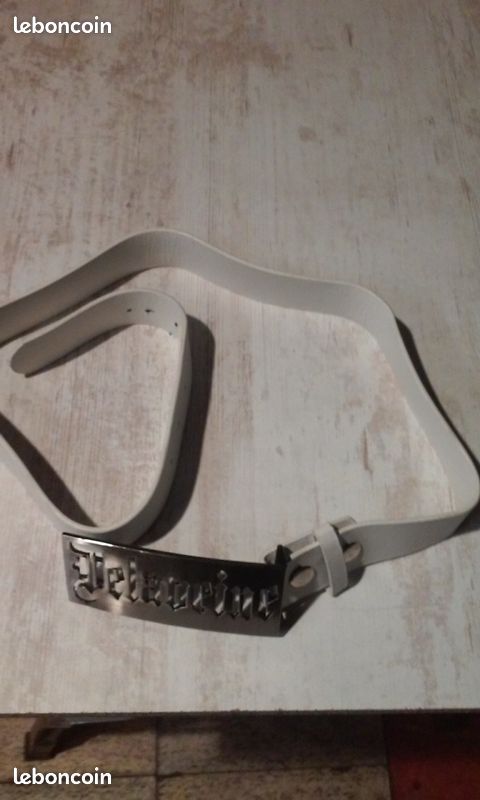 Ceinture, ceinturon blanc 90 cm (image 2)