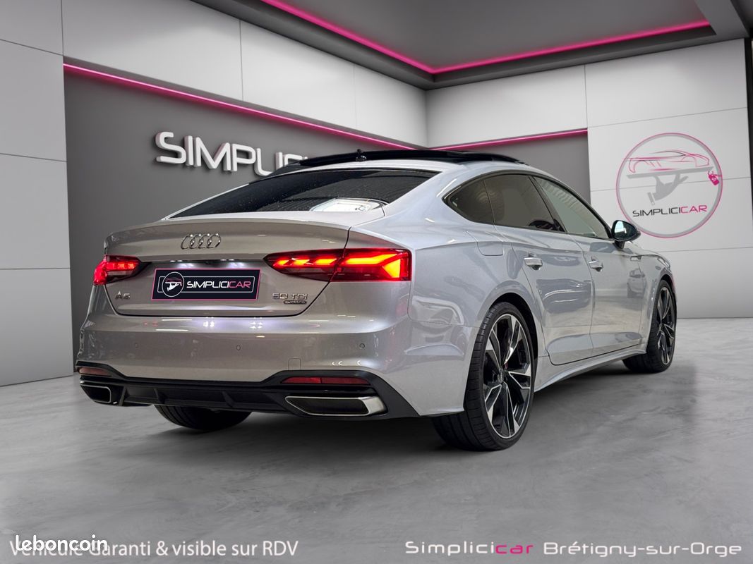 AUDI A5 SPORTBACK 50 TDI 286 Tiptronic 8 Quattro Avus / ORIGINE FRANCE/GARANTIE 12MOIS (image 3)