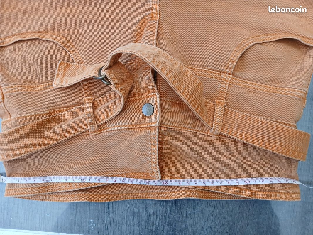 Pantalon orange Promod T38 (image 6)