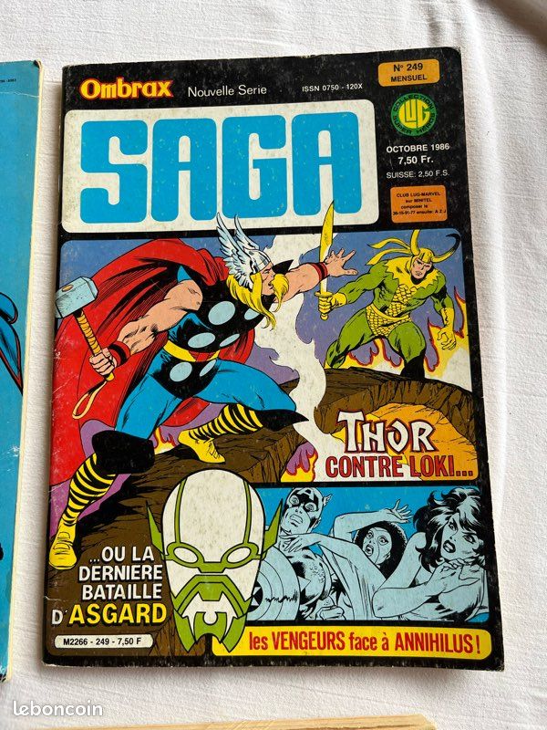 Lor de 3 vieilles Bd de super héros (image 3)