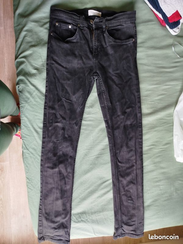 Jean slim noir 38 (image 1)