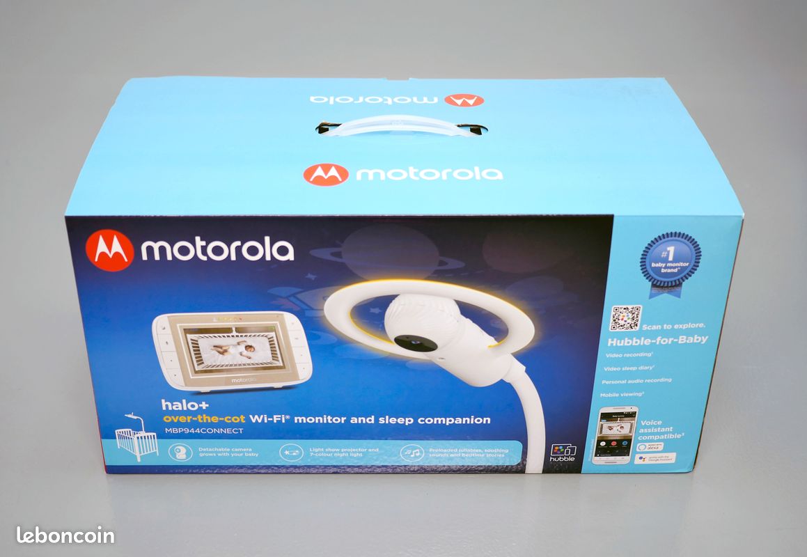 Camera Halo+ Motorola Caméra Bébé Motorola Halo+ – Parfait État