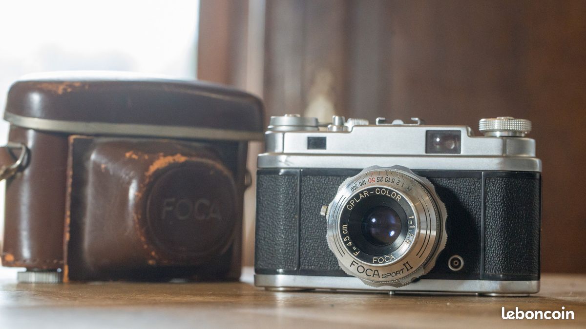 Appareil Photo Argentique Focasport II - Objectif Oplar Color - Pour Pièces/Ne Fonctionne Pas