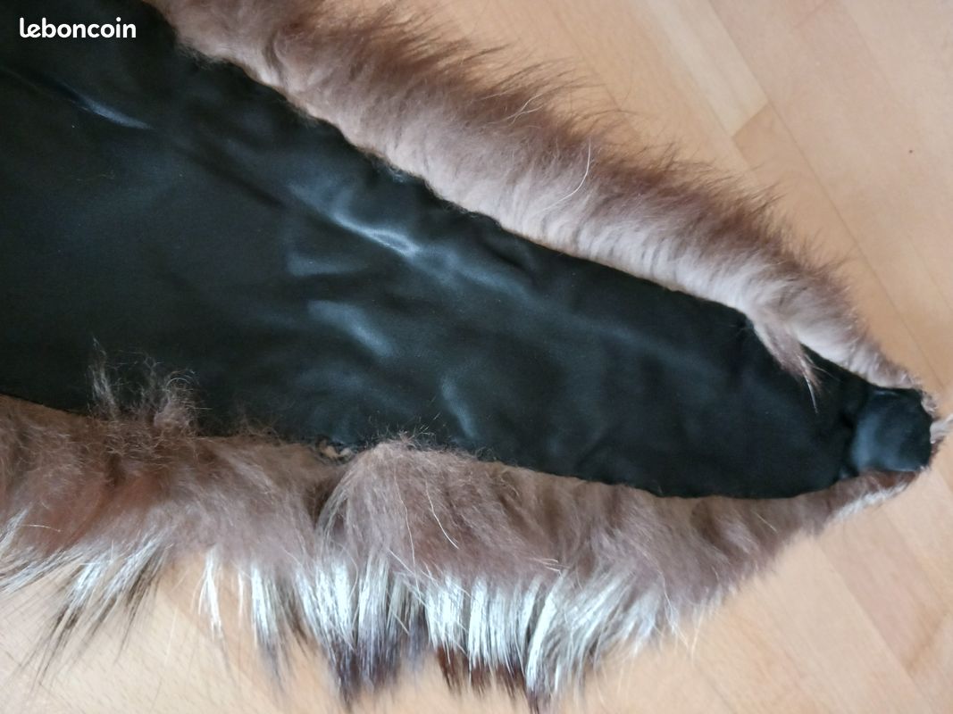 Style gilet en fourrure véritable manteau en fourrure de renard