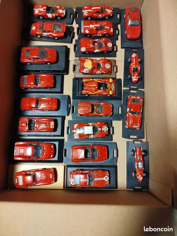 PR voiture 1/43 FERRARI 290 Mile miglia 1956 collector Heco miniature
