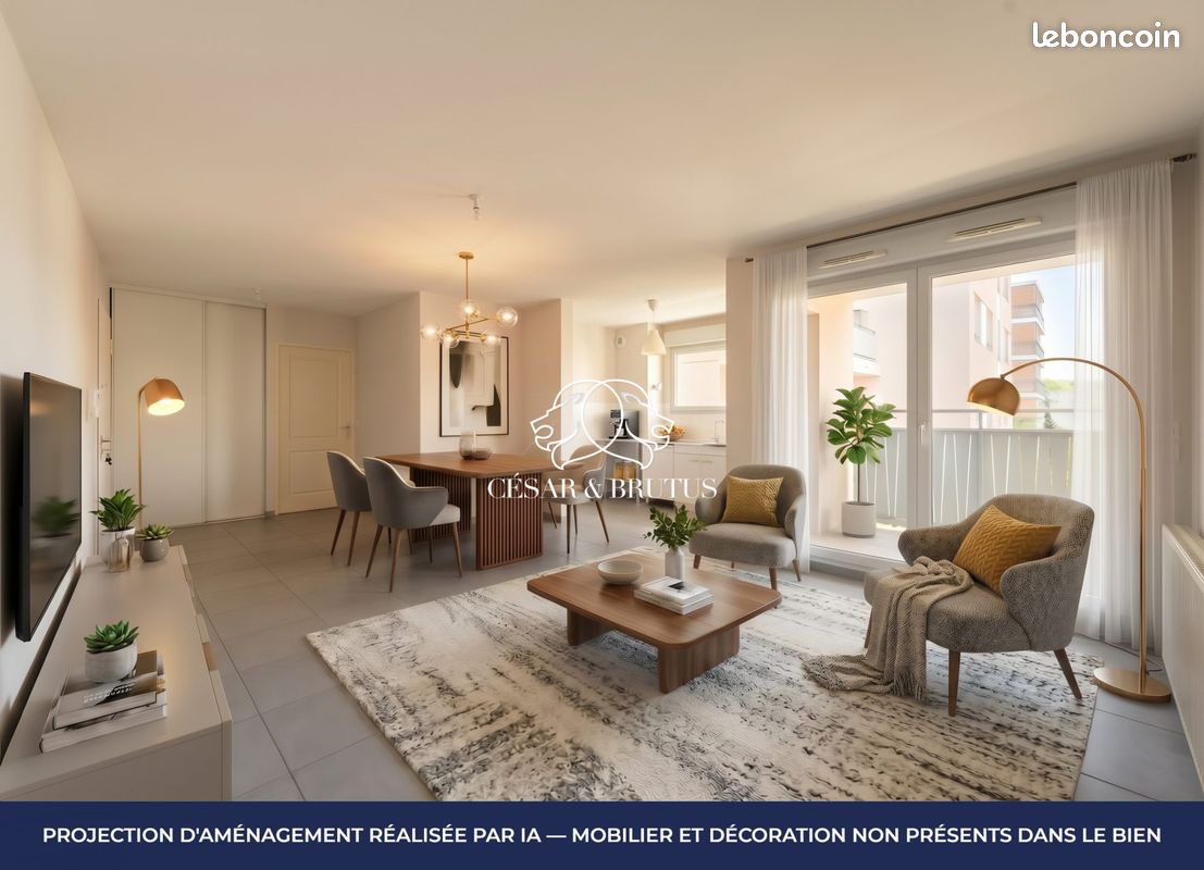Appartement 3 pièces 66 m² · à Villeurbanne · 66 m² · 221 000 €