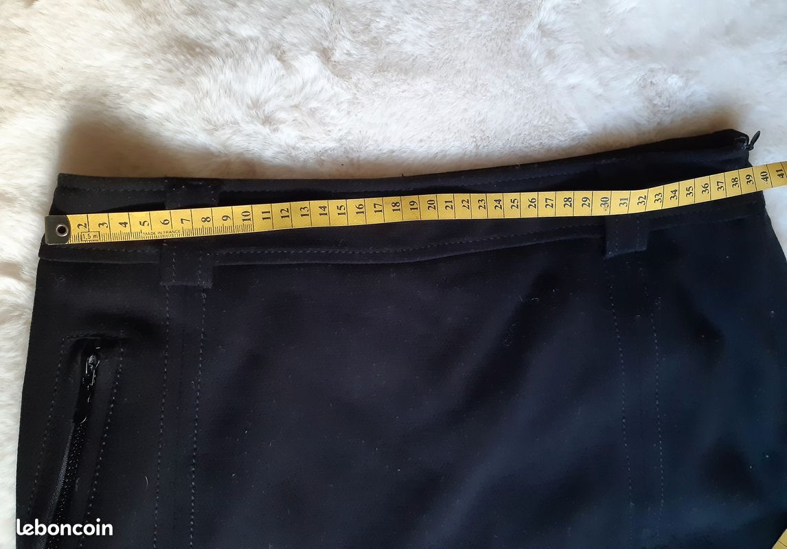 Lot Jupe Droite + Pull Torsadé Jacqueline Riu - Taille 3/4 - Bleu Clair Et Gris Bleuté - Occasion Très Bon état