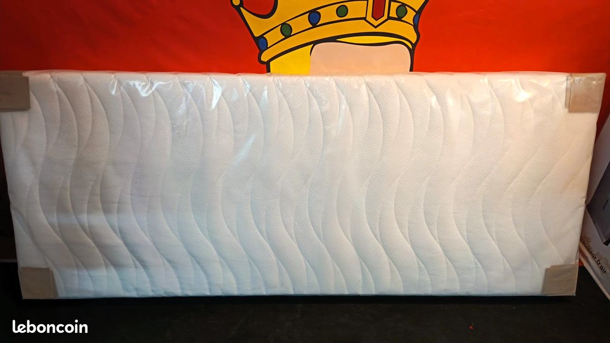 Sommier tapissier neuf sous plastique 80x200 1 et 2 personnes (image 5)