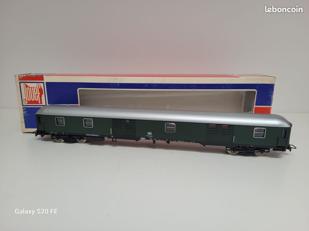 Train wagon N° 5792 Fourgon à bagages de la DB Jouef Ho (image 3)