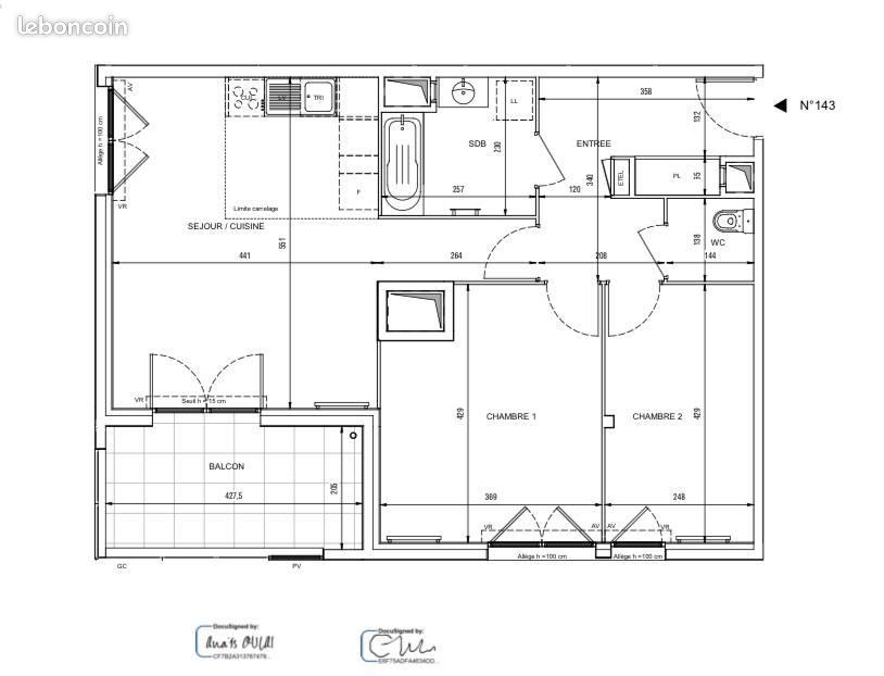 Appartement 3 pièces 69 m² · à Romainville · 69 m² · 368 000 €
