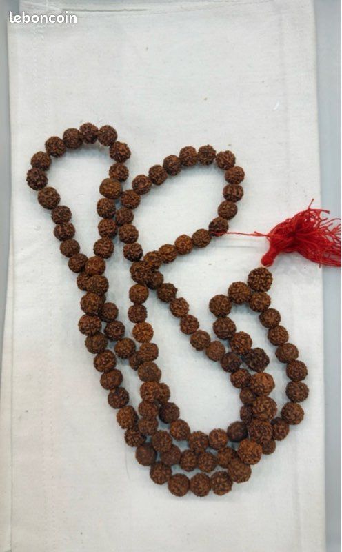 Collier Graine de Rudraksha MALA (image 1)