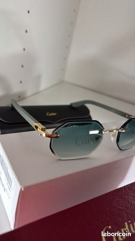 Lunettes de Soleil Cartier Bois Décor C CT0439S (image 2)