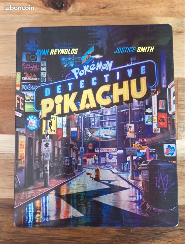Steelbook Pokémon Détective Pikachu Blu-ray 4K Ultra HD + Blu-ray 3D (image 2)
