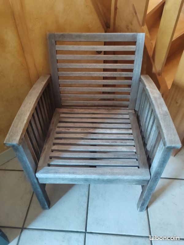 Fauteuil bois (image 2)