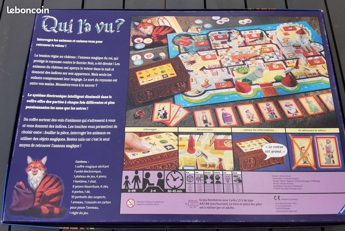 Jeu de société Qui l'a vu (image 2)