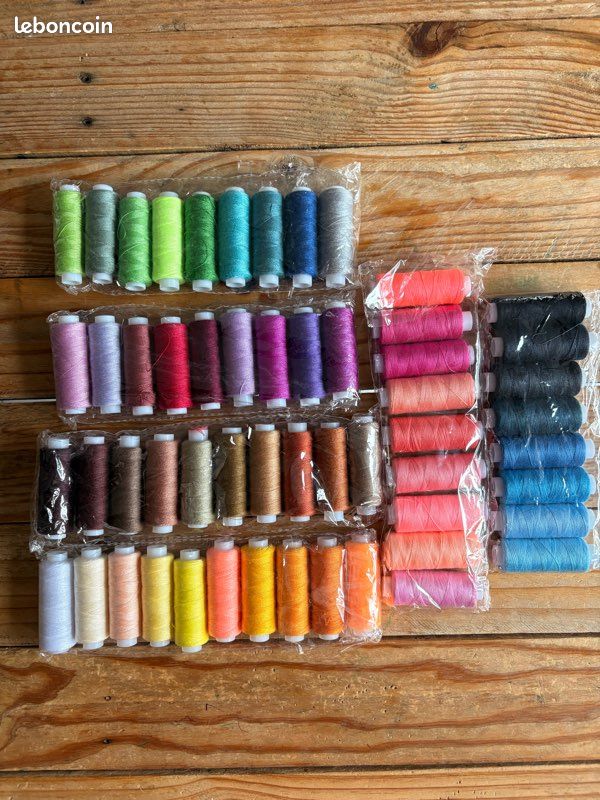 Lot couture – fils et accessoires – quasi neuf (image 1)