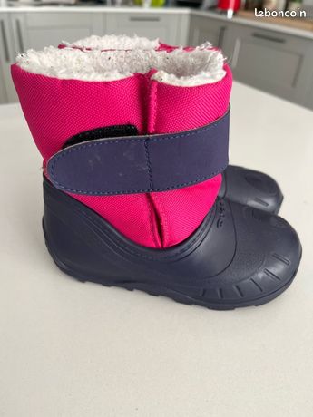 Bottes d’hiver enfant – SH 100 noir - Noir Fum - Quechua - Décathlon