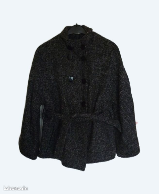 Manteau laine doublée Taille 42/44 (image 1)