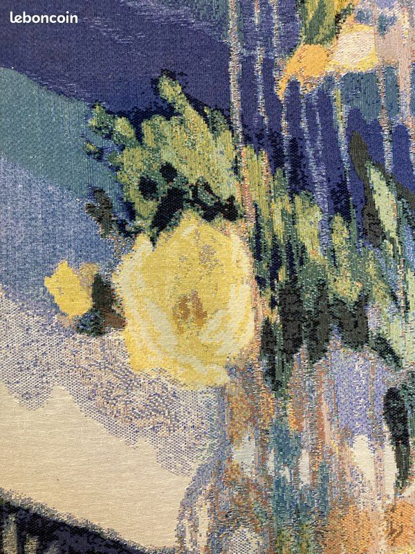 Tapisserie Verdure aux Oiseaux - Tissage Jacquard - Art de Lys