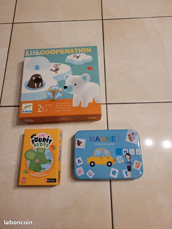 Lot de 3 jeux qualitatifs de 2 à 5 ans (image 1)