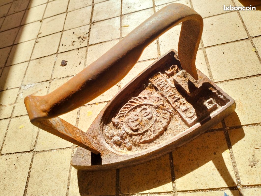 Lot de fer à repasser ancien (image 6)