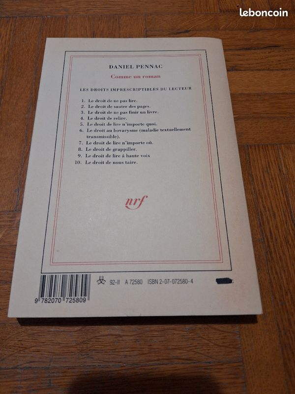 Comme un roman - Daniel Pennac (image 3)
