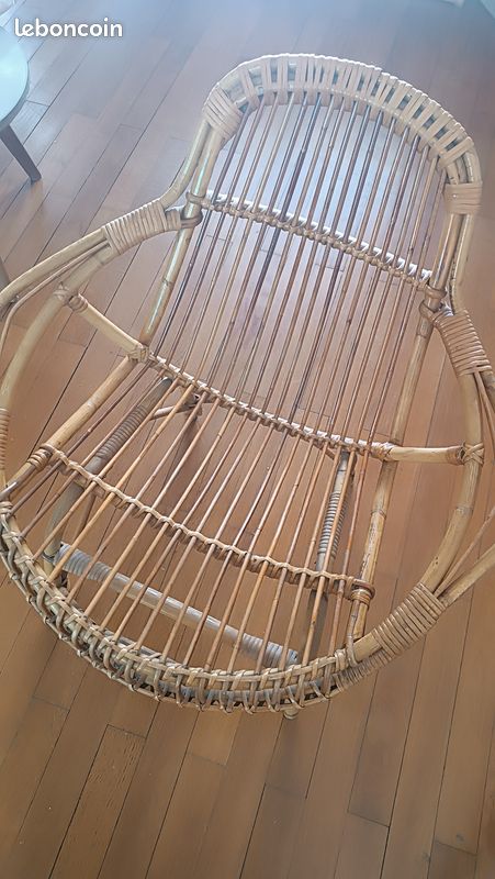 Fauteuil rotin (image 6)