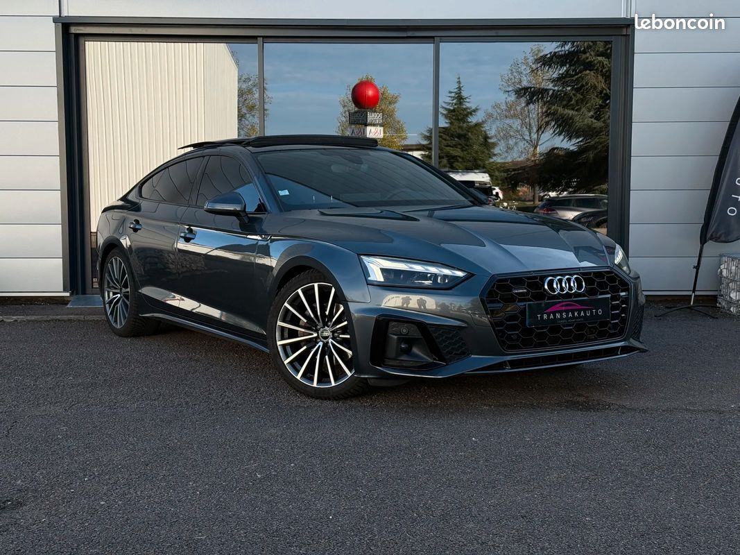 Audi A5 40 TDI quattro Avus Pack S-line / entretien Audi / Attelage électrique + toit ouvrant (image 1)