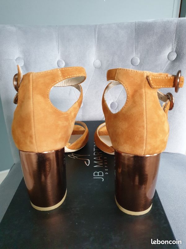 Pieds nus talon 8.5 cm JB MARTIN, Xevi,39 (image 2)