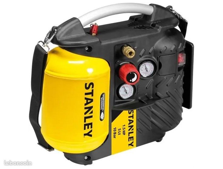 STANLEY Compresseur d'air 5 L 1,5 HP ultraportatif (image 1)