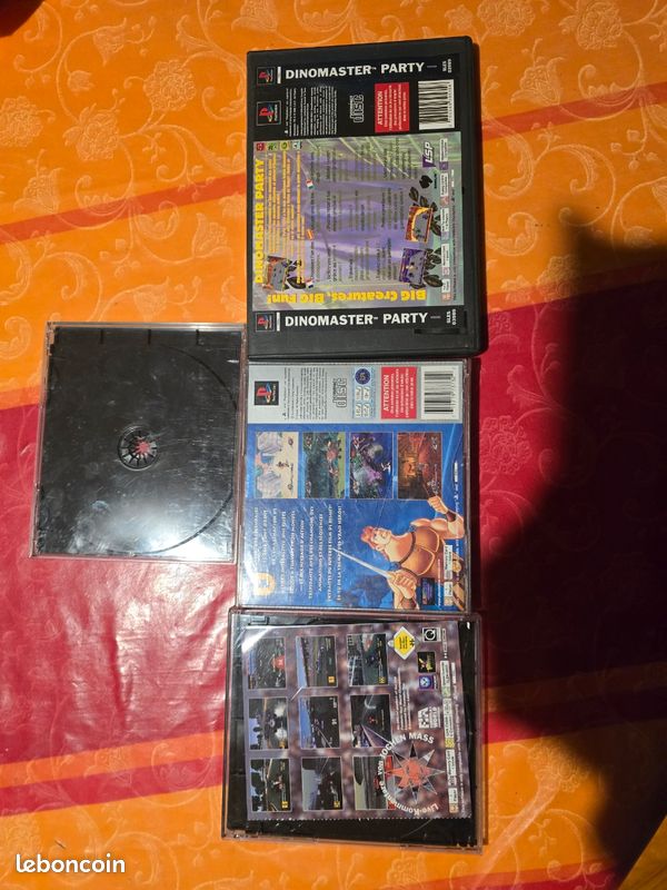 Lot De 6 Jeux PS1 - PlayStation 1 Non Testés, Rayés, état Correct Pour Collection