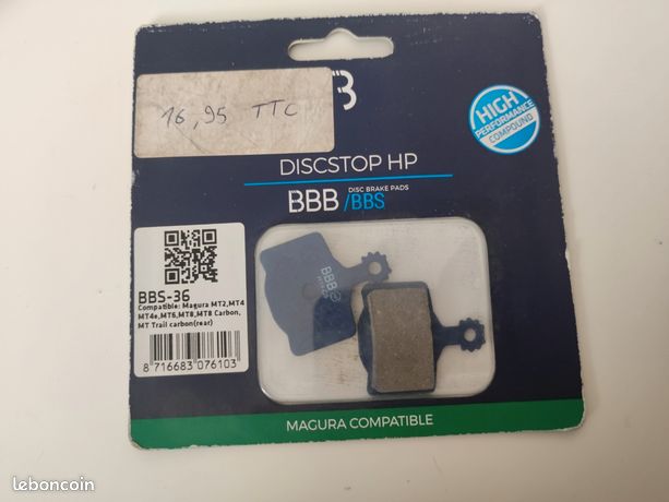 Plaquette DiscStop BBB BBS-36 (Magura MT series) Équipements vélos