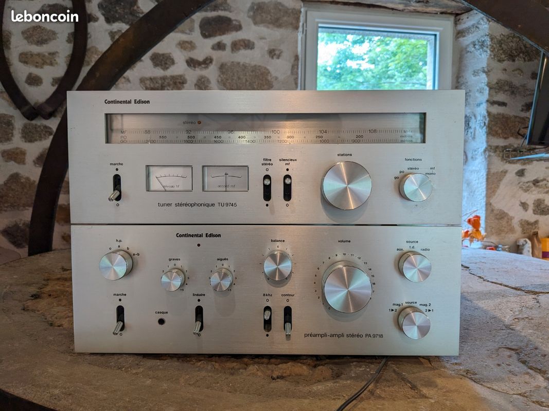 Ampli et Tuner Continental Edison PA 9718 (image 1)