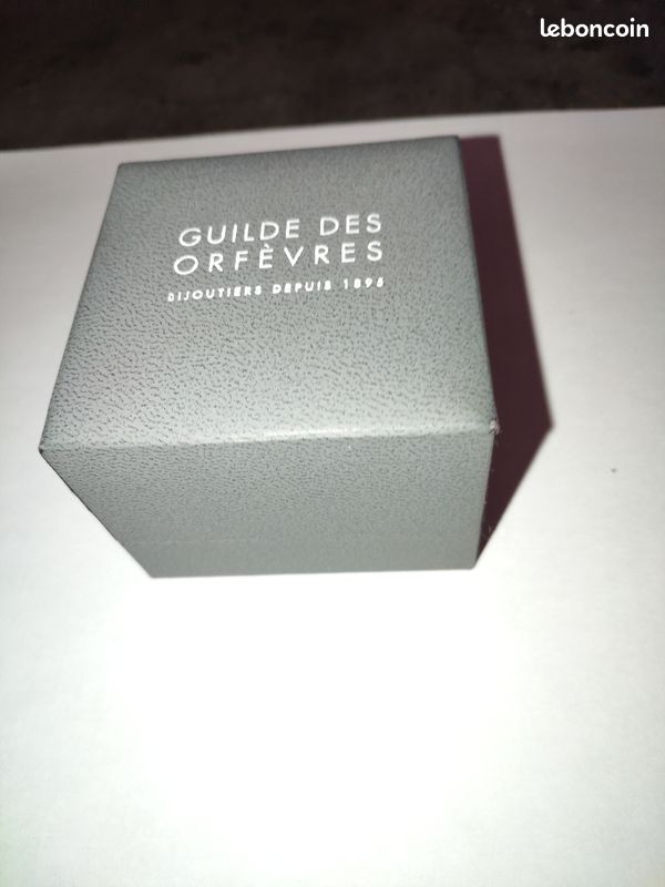 Bague solitaire diamant or blanc 750 (image 3)