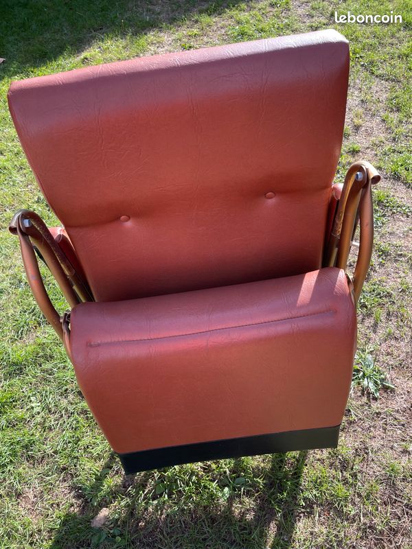 Fauteuil relax pliant vintage (image 4)