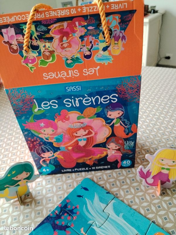Livre Puzzle Sirène (image 1)