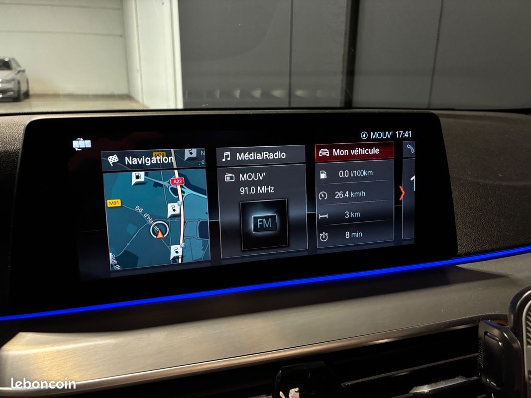 BMW SERIE 5 G30 2.0 530 E IPERFORMANCE 252H 185 PHEV HYBRID LUXURY - CARPLAY - SIEGES AV ELEC CHAUFFANTS - CUIr (image 27)