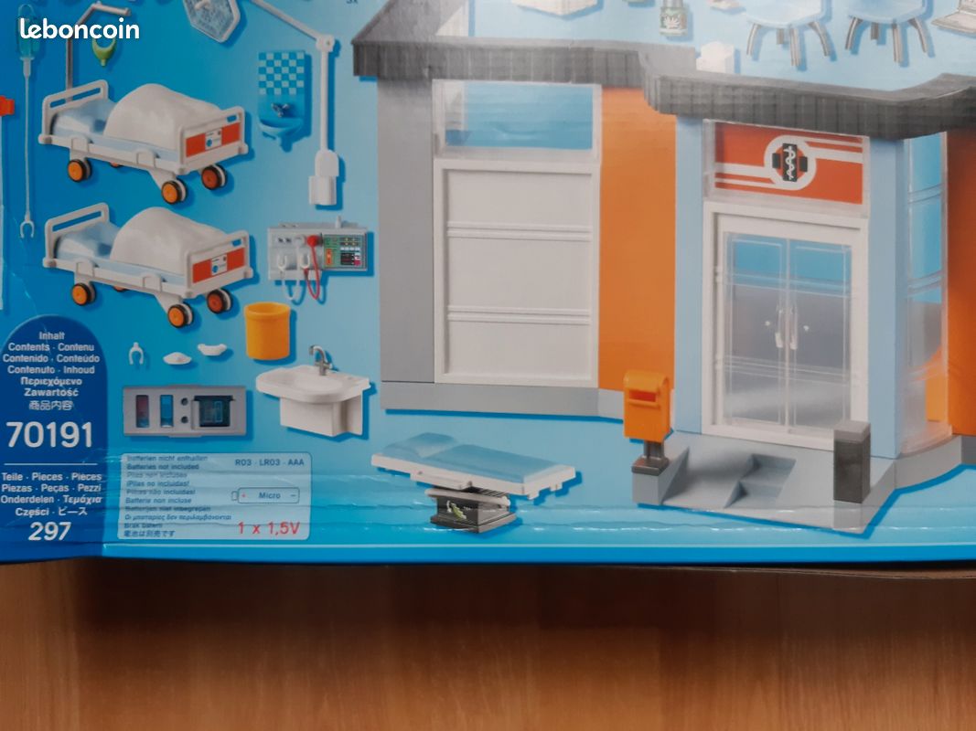 Playmobil Clinique 70191 City Hôpital D'occasion
