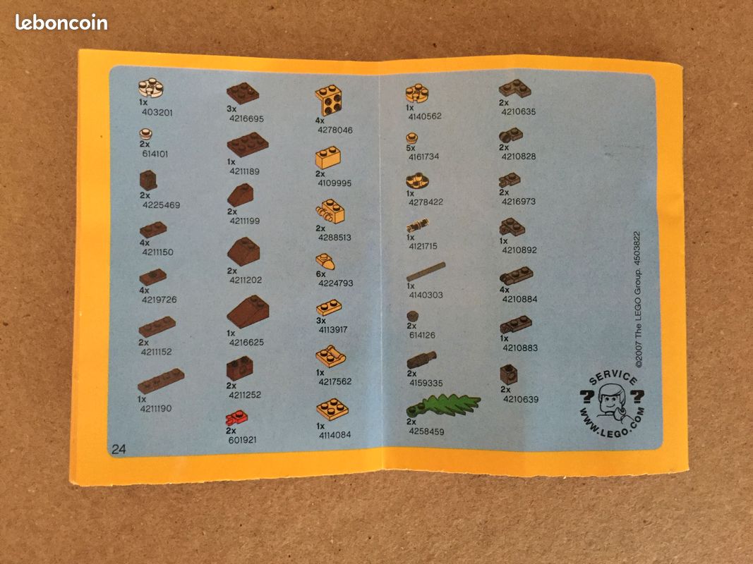 Lego Piece Lego 4210883 LEGO Part 4210660 2540 Plate 1x2 With - Main Image