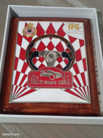 Plaque de rallye MONTE CARLO 2003 Assistance