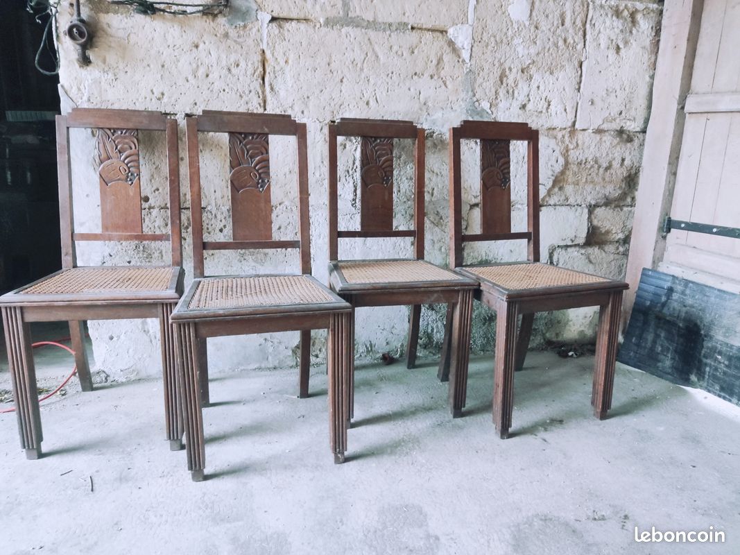 Lot de 4 chaises en bois (image 2)