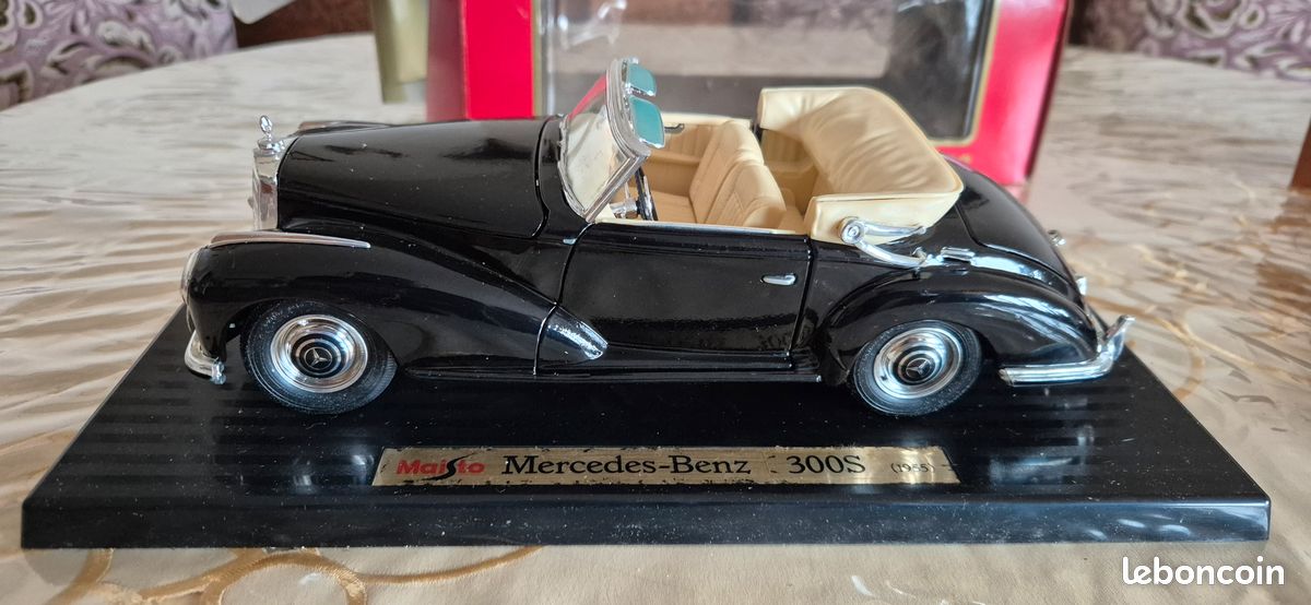 Maisto 1/18 – Mercedes Benz 300 SLR Coupé – Miniature Métal – Occasion