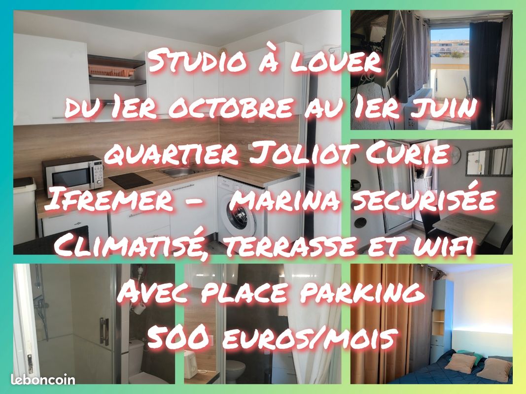 Appartement 1 pièce 25 m² · à Sète · 25 m² · 500 €