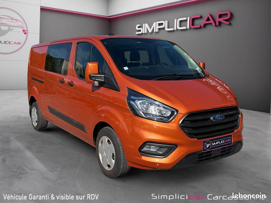 Ford transit custom l2h1 2.0 ecoblue 130 limited bva garantie 12 mois (image 1)