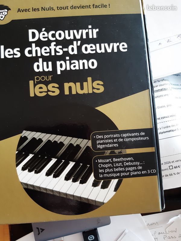 Le piano pour les nuls. Découvir les chefs d'oeuvres du piano (image 1)