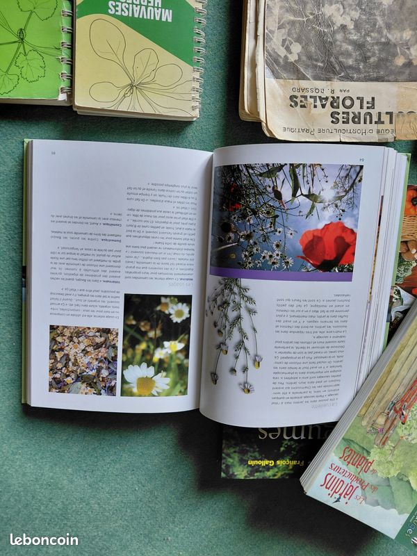 Lot de 8 livres horticulture légumes mauvaises herbes (image 5)