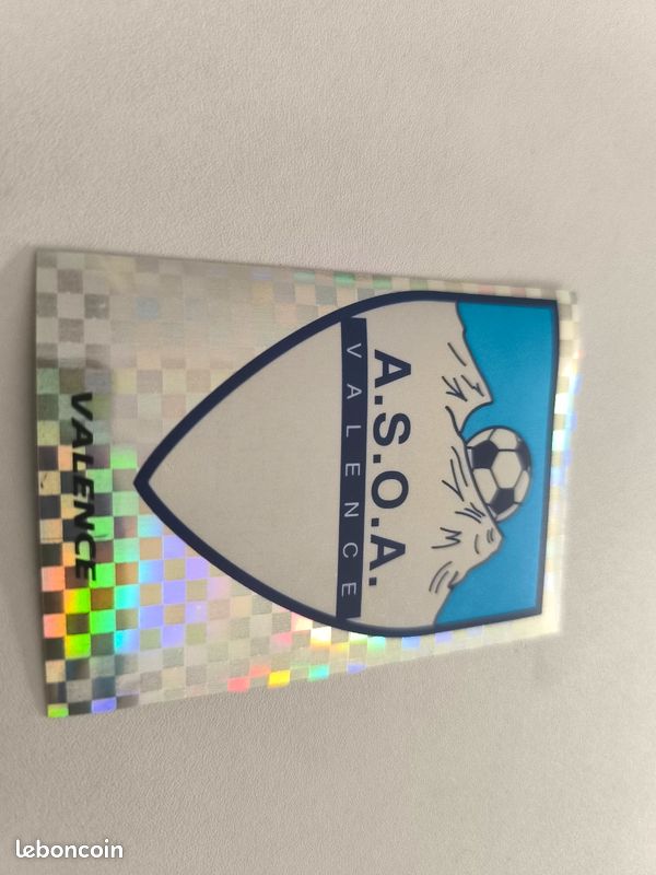 Stickers panini foot 96 n°419 logo écusson brillant Valence (image 2)