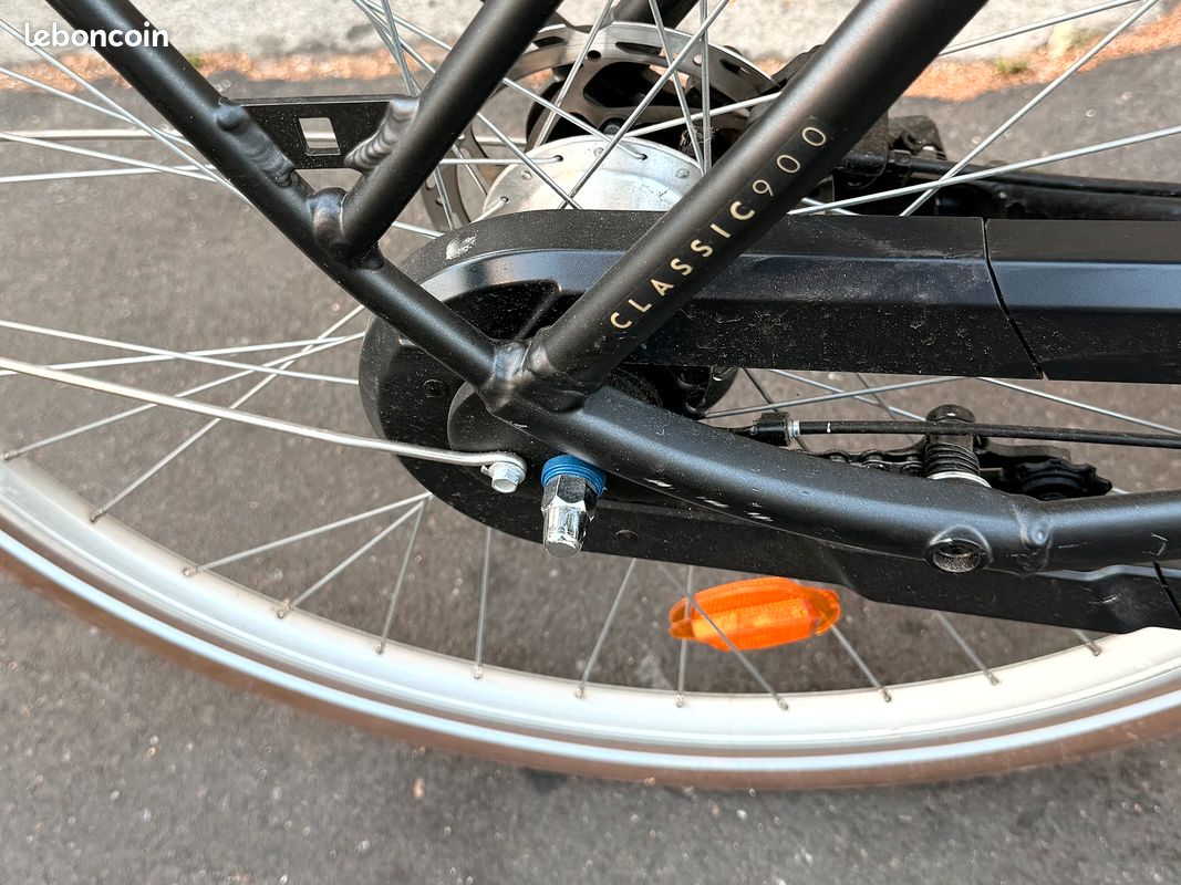 Vélo de ville Décathlon Elops Classic 900 aluminium - cadre haut L/XL - 6 mois, état neuf (image 2)