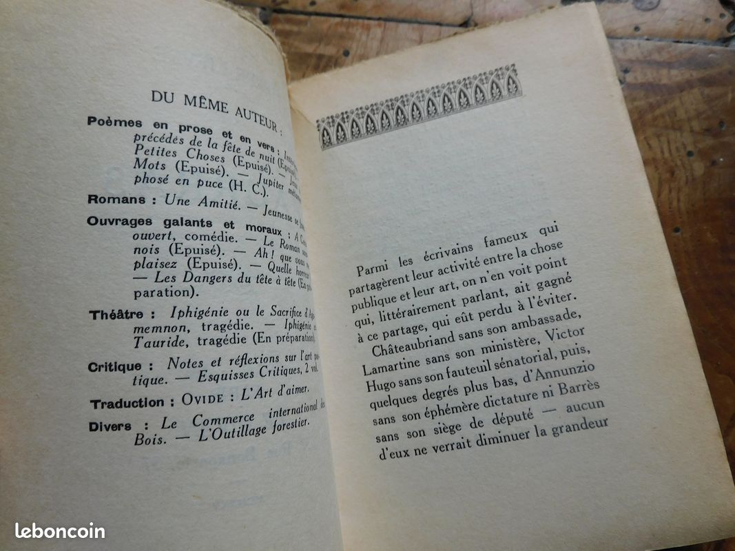 Maurras par pierre lièvre édition numéroté sur papier bouffant le divan 1925 nationalisme patriotisme politique action française biographie (image 4)